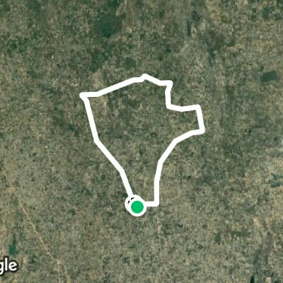 Back to Santa Isabel walking route map in Maputo