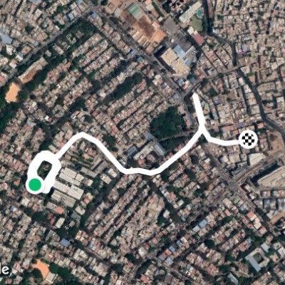 Route near Koramangala