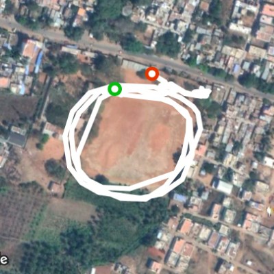 SKA HR SEC SCHOOL walking route map in Chinnamanur