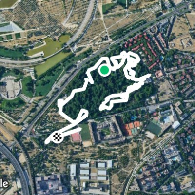 Rincones de los jardines de "El Capricho" Madrid