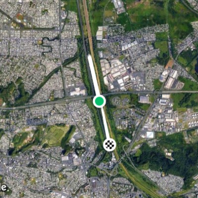 Bayamón River Linear Walk walking route map in Guaynabo