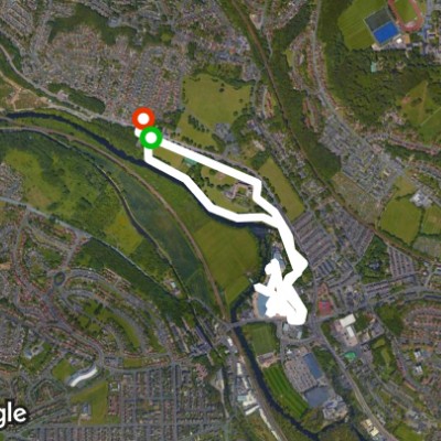 abbey road through abbey grounds to kirkstall