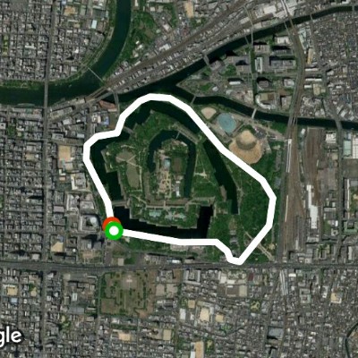 大阪城公園周回コース