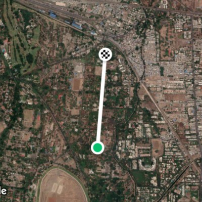 Walking Plaza at Army Residential area