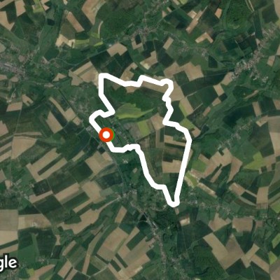 Monchy-Cayeux walking route map in Hernicourt