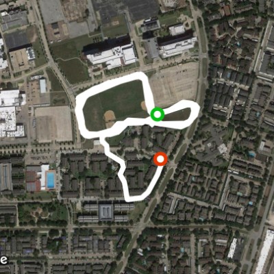 jogging trail at Cambridge street