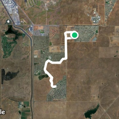 Route near Sunridge Park