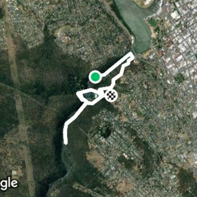 Cataract Gorge Reserve walking route map in Trevallyn