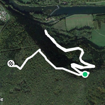 Chapel of our lady of the mountains - thoraise walking route map in Vorges-les-Pins