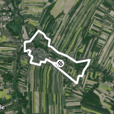 Bychawa will take care of you walking route map in Bychawa