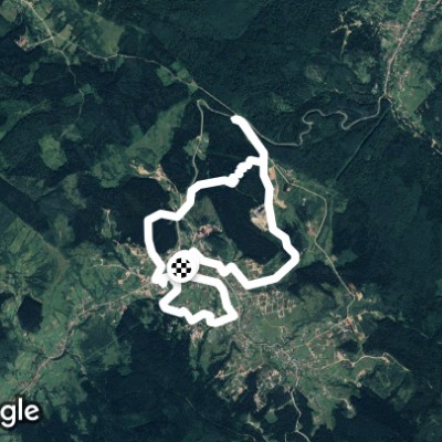 Sources of Skhodnitsa walking route map in Skhidnytsya