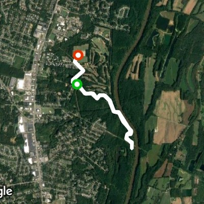 Jordan soccer complex walking route map in Wade