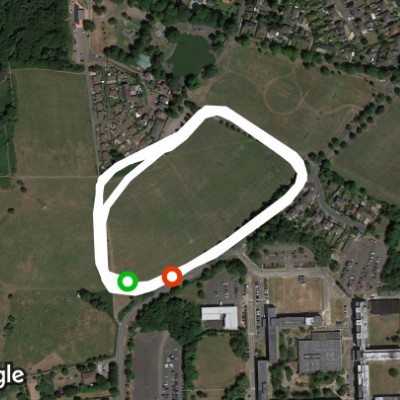 Heathbpark 6 children 5k walking route map in Runcorn
