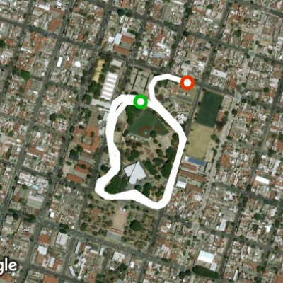 Former criminal walking route map in Tonalá