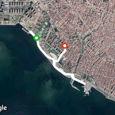 Bostanlı Sahil 5 km. parkur