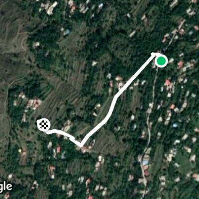 Maybe gulshan Islamic rode walking route map in Murree