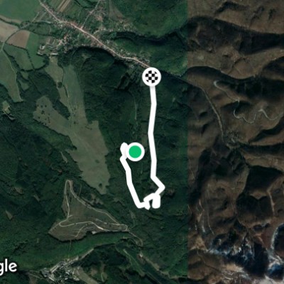 Prnk1 walking route map in Pernek