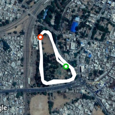 Nai wali park Rewari walking route map in Rewari