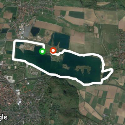 Werratalseerundweg walking route map in Meinhard