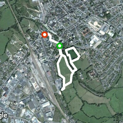 Park walking route map in Sai