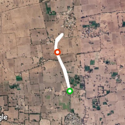 Route near Tyod walking route map in Tyod