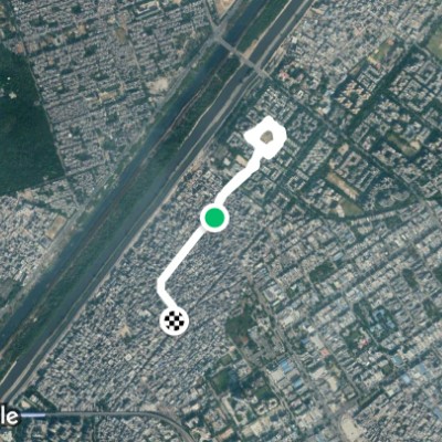 Route near New Ashok Nagar