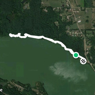 Clear fork resoevir walking route map in Mansfield