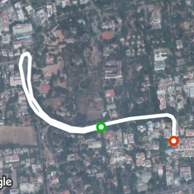 Route near Race Course