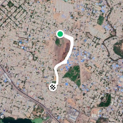 Route near Kukatpally