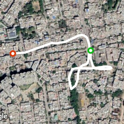 Route near Shastri Nagar
