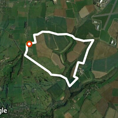 Route near Minchinhampton walking route map in Chalford