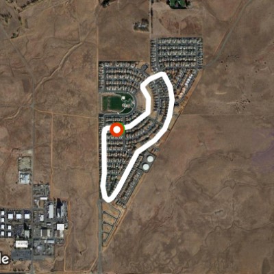 Starting walk walking route map in Sloughhouse