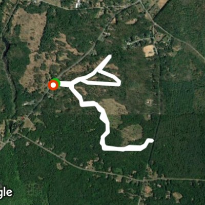 Saratoga Sand Plains Wildlife Management Area walking route map in Gansevoort