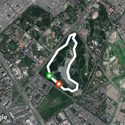 Pista de trote parque Simón Bolívar