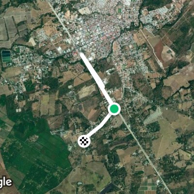 Ruta en Llano La Cruz