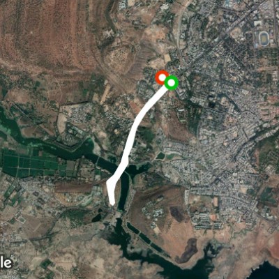 Bhadbhada road walking route map in Bhopal