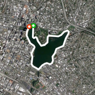 Lake Merritt starting near Fairyland sign