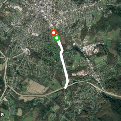 Route near South Uniontown