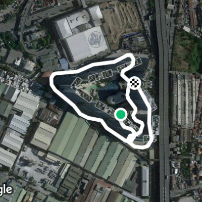 Paris beach club azure paranaque walking route map in Taguig