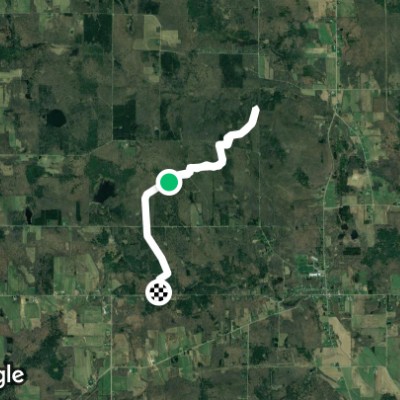 Westside Overland Trail - Panama Parking Lot walking route map in Ashville