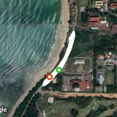 UMS, Jln Sg Pagar, Labuan. walking route map in Labuan