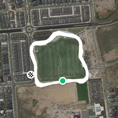 Elara Park walking route map in Marsden Park