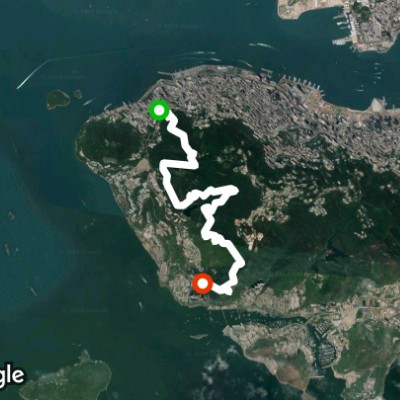 堅尼地城~~龍虎山~~港島徑~~華富邨