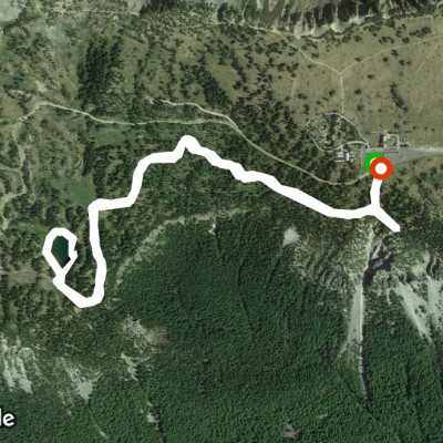 Shadow lake near Sunrise point, Mt Rainier