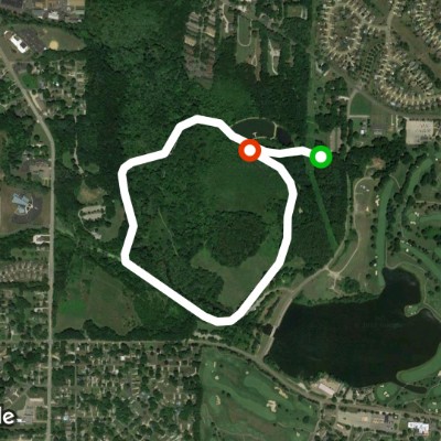 Pond Parking Walk Route