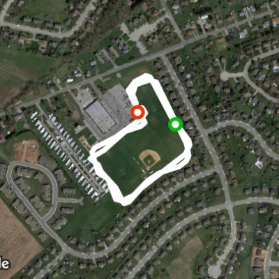 Teaching park walking route map in Shiloh