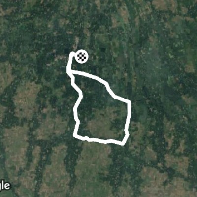 Banibah-Nizapara Banibah walking route map in Banibaha