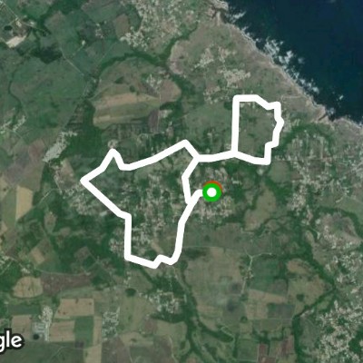 Free Hill, Rockfield, Chance Hall, Jemmotts walking route map in Half Acre