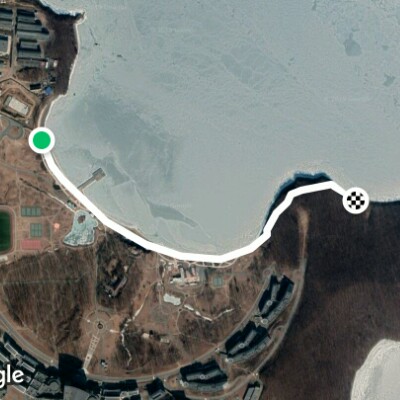 Dvfu walking route map in Russkiy