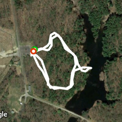 Great Bay National Wildlife Refuge walking route map in Portsmouth